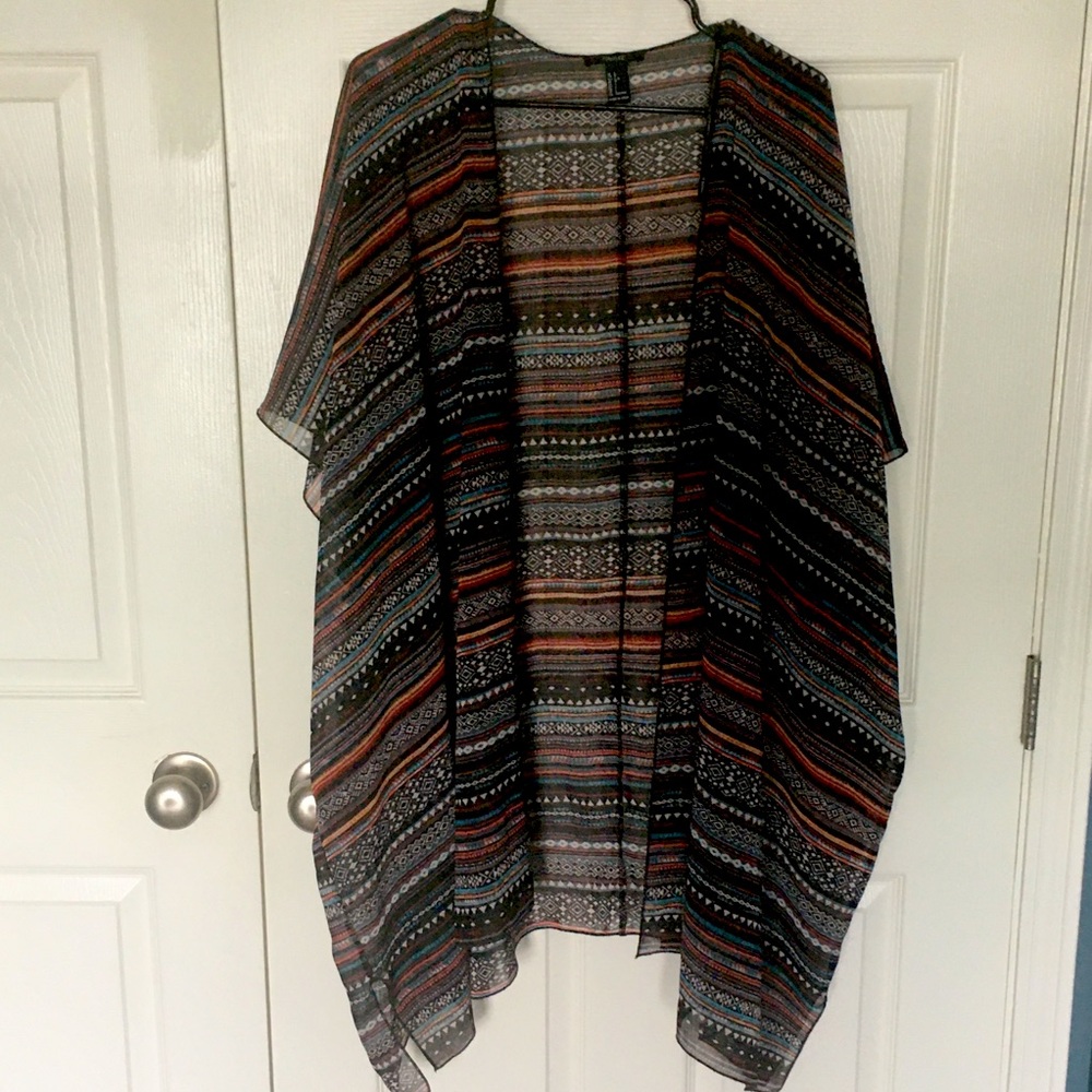 Forever 21 multicolored kimono